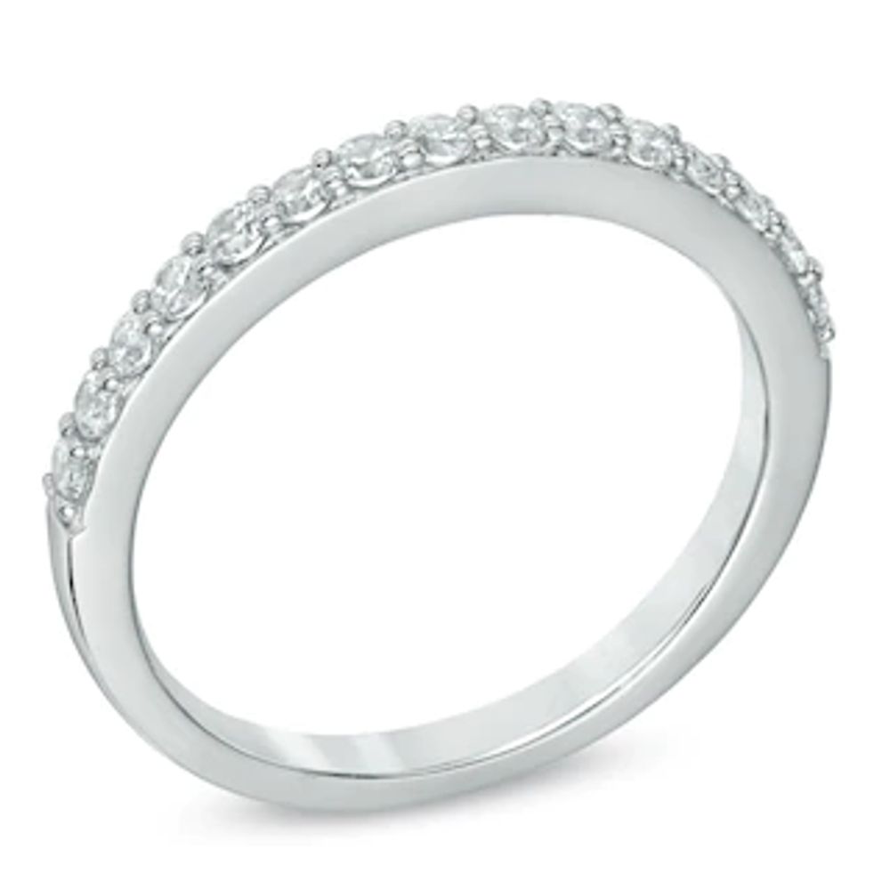 Celebration Canadian Lux® 0.40 CT. T.W. Certified Diamond Wedding Band in 18K White Gold (I/SI2)|Peoples Jewellers