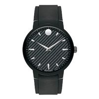 Men's Movado Gravity® Watch with Black Carbon Fibre Dial (Model: 0606849)|Peoples Jewellers