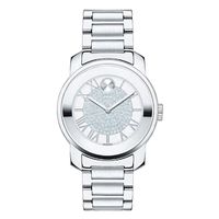 Ladies' Movado Bold® Luxe Crystal Watch with Silver Dial (Model: 3600254)|Peoples Jewellers