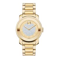 Ladies' Movado Bold® Luxe Crystal Watch with Gold Dial (Model: 3600255)|Peoples Jewellers