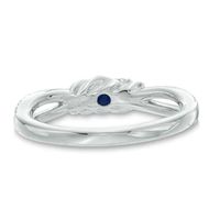 Vera Wang Love Collection 0.15 CT. T.W. Diamond Knot Ring in 14K White Gold|Peoples Jewellers