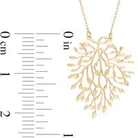 Tree Leaf Necklace in 10K Gold|Peoples Jewellers