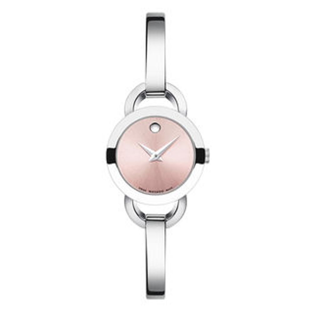 Ladies' Movado Rondiro® Bangle Watch with Pink Museum® Dial (Model: 0606797)|Peoples Jewellers