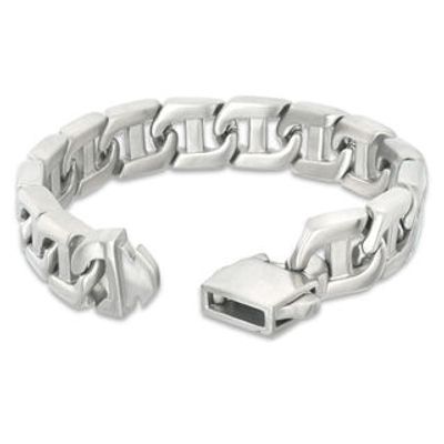 Men's 14.4mm Mariner Chain Bracelet in Stainless Steel - 8.5"|Peoples Jewellers