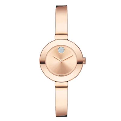 Ladies' Movado Bold® Crystal Accent Bangle Watch (Model: 3600322)|Peoples Jewellers