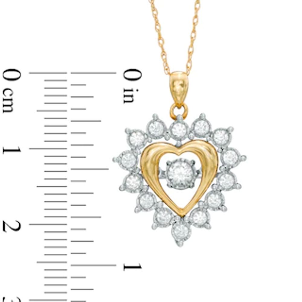 Unstoppable Love™ 0.50 CT. T.W. Diamond Heart-Shaped Pendant in 10K Gold|Peoples Jewellers