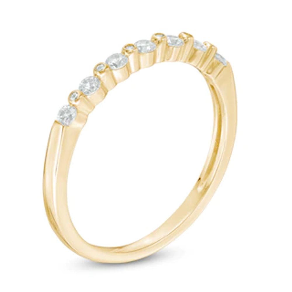 0.20 CT. T.W. Diamond Anniversary Band in 10K Rose Gold|Peoples Jewellers