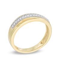 Men's 0.15 CT. T.W. Diamond Wedding Band in 10K Gold|Peoples Jewellers