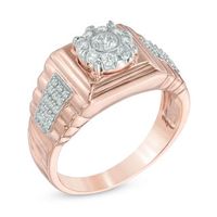 Men's 0.45 CT. T.W. Diamond Ring in 10K Two-Tone Gold|Peoples Jewellers