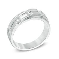 Men's 0.30 CT. T.W. Diamond Ring in 10K White Gold|Peoples Jewellers