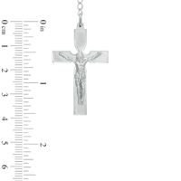 Men's Lattice Rosary in Stainless Steel - 24"|Peoples Jewellers