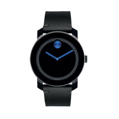Men's Movado Bold® Strap Watch with Black Dial (Model: 3600307)|Peoples Jewellers