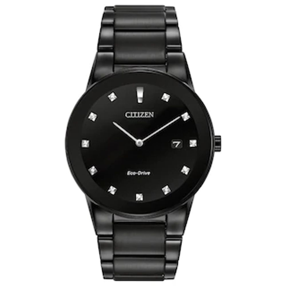 Men's Citizen Eco-Drive® Axiom Diamond Accent Black IP Watch (Model: AU1065-58G)|Peoples Jewellers