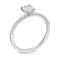 0.33 CT. T.W. Diamond Solitaire Engagement Ring in 10K White Gold|Peoples Jewellers