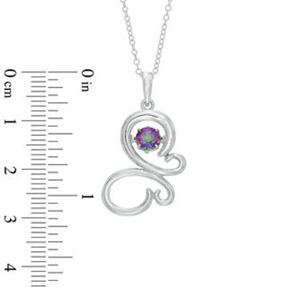 Unstoppable Love™ 5.0mm Mystic Fire® Topaz Butterfly Pendant in Sterling Silver|Peoples Jewellers