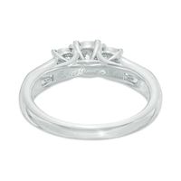 0.45 CT. T.W. Diamond Past Present Future® Engagement Ring in 10K White Gold|Peoples Jewellers