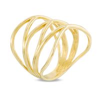 Triple Orbit Ring in 10K Gold|Peoples Jewellers