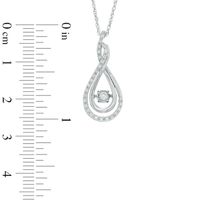 Unstoppable Love™ 0.15 CT. T.W. Diamond Layered Infinity Pendant in Sterling Silver|Peoples Jewellers