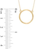 Circle Necklace in 10K Gold|Peoples Jewellers