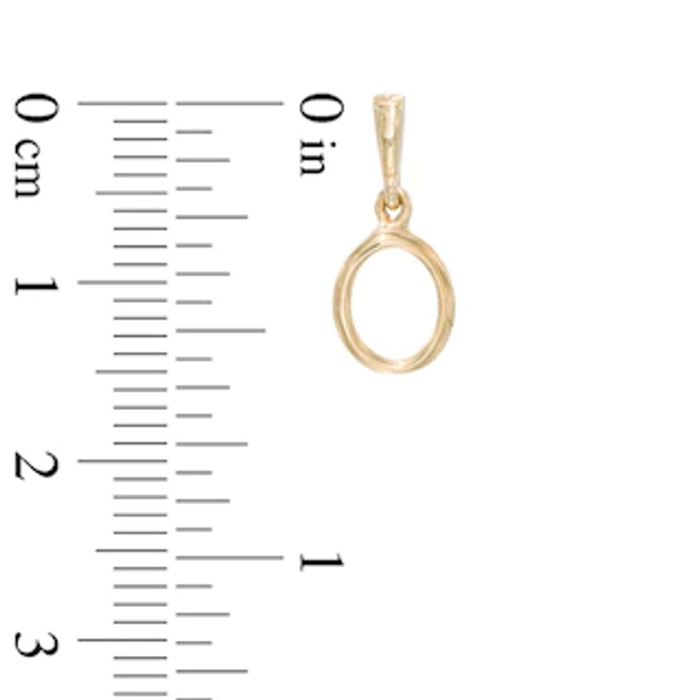 Open Circle Drop Earring in 10K Gold|Peoples Jewellers