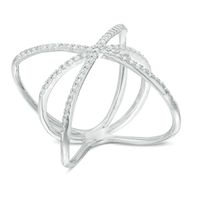 0.23 CT. T.W. Diamond Orbit Ring in 10K White Gold|Peoples Jewellers