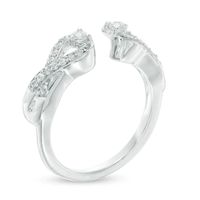 0.30 CT. T.W. Diamond Infinity Solitaire Enhancer in 10K White Gold|Peoples Jewellers