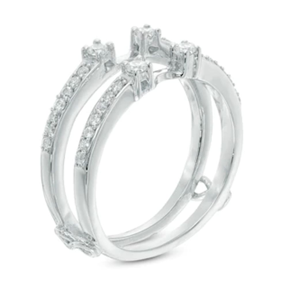 0.30 CT. T.W. Diamond Solitaire Enhancer in 10K White Gold|Peoples Jewellers