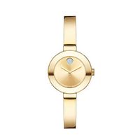 Ladies' Movado Bold® Crystal Gold-Tone Bangle Watch with Gold-Tone Dial (Model: 3600285)|Peoples Jewellers