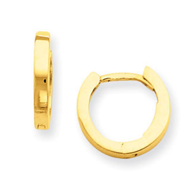 3.0 x 50.0mm Hoop Earrings in 14K Gold