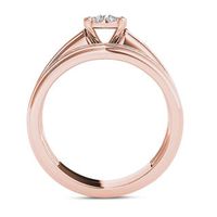 1.50  CT. T.W. Diamond Frame Bridal Set in 14K Rose Gold|Peoples Jewellers