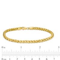 Men's 4.1mm Franco Snake Chain Bracelet in 10K Gold - 8"|Peoples Jewellers
