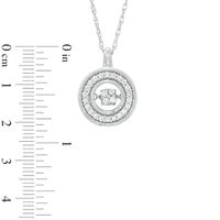 Unstoppable Love™ 0.15 CT. T.W. Composite Diamond Open Circle Pendant in Sterling Silver|Peoples Jewellers