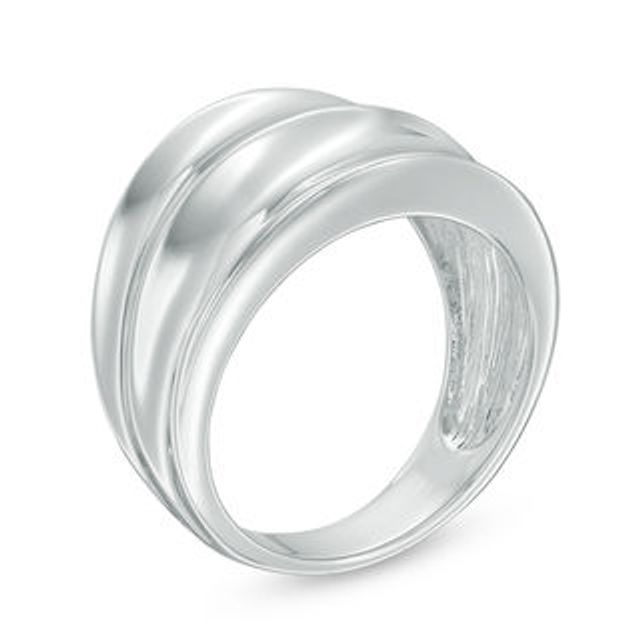 Sculpted Ring in Sterling Silver|Peoples Jewellers