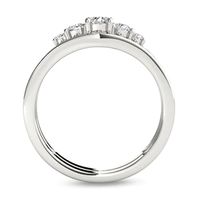 0.50 CT. T.W. Diamond Five Stone Bridal Set in 14K White Gold|Peoples Jewellers