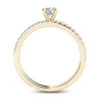 0.70 CT. T.W. Diamond Bridal Set in 14K Gold|Peoples Jewellers