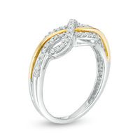 0.24 CT. T.W. Diamond Infinity Ring in 10K Two-Tone Gold|Peoples Jewellers