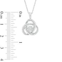 Unstoppable Love™ 0.23 CT. T.W. Composite Diamond Celtic Knot Pendant in Sterling Silver|Peoples Jewellers
