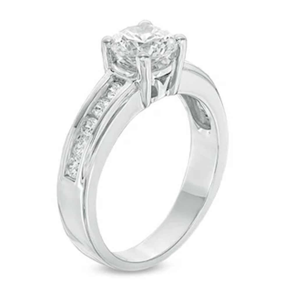 1.20 CT. T.W. Diamond Engagement Ring in 10K White Gold|Peoples Jewellers