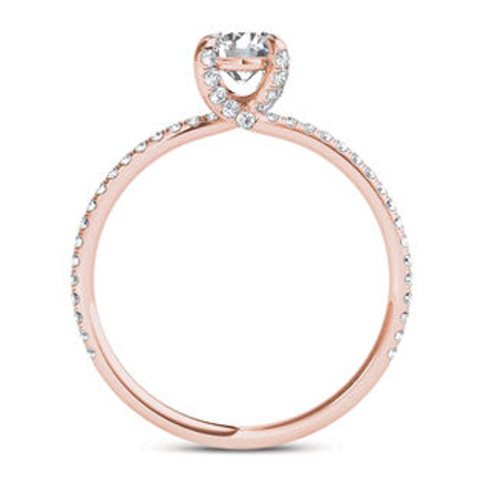0.75 CT. T.W. Diamond Engagement Ring in 14K Rose Gold|Peoples Jewellers