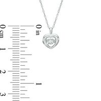 Unstoppable Love™ Diamond Accent Heart Outline Pendant in 10K White Gold|Peoples Jewellers