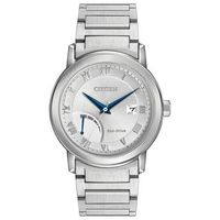 Men's Citizen Eco-Drive® Power Reserve Watch with Silver-Tone Dial (Model: AW7020-51A)|Peoples Jewellers