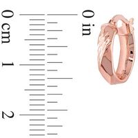 14.0mm Hoop Earrings in 10K Rose Gold|Peoples Jewellers