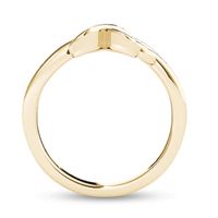 0.08 CT. T.W. Diamond "X" Ring in 10K Gold|Peoples Jewellers