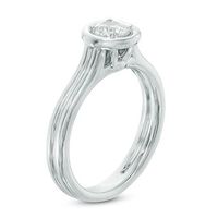 0.45 CT. Certified Diamond Solitaire Engagement Ring in 14K White Gold (J/I2)|Peoples Jewellers