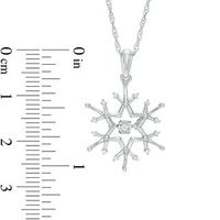 Unstoppable Love™ Diamond Accent Snowflake Pendant in Sterling Silver|Peoples Jewellers