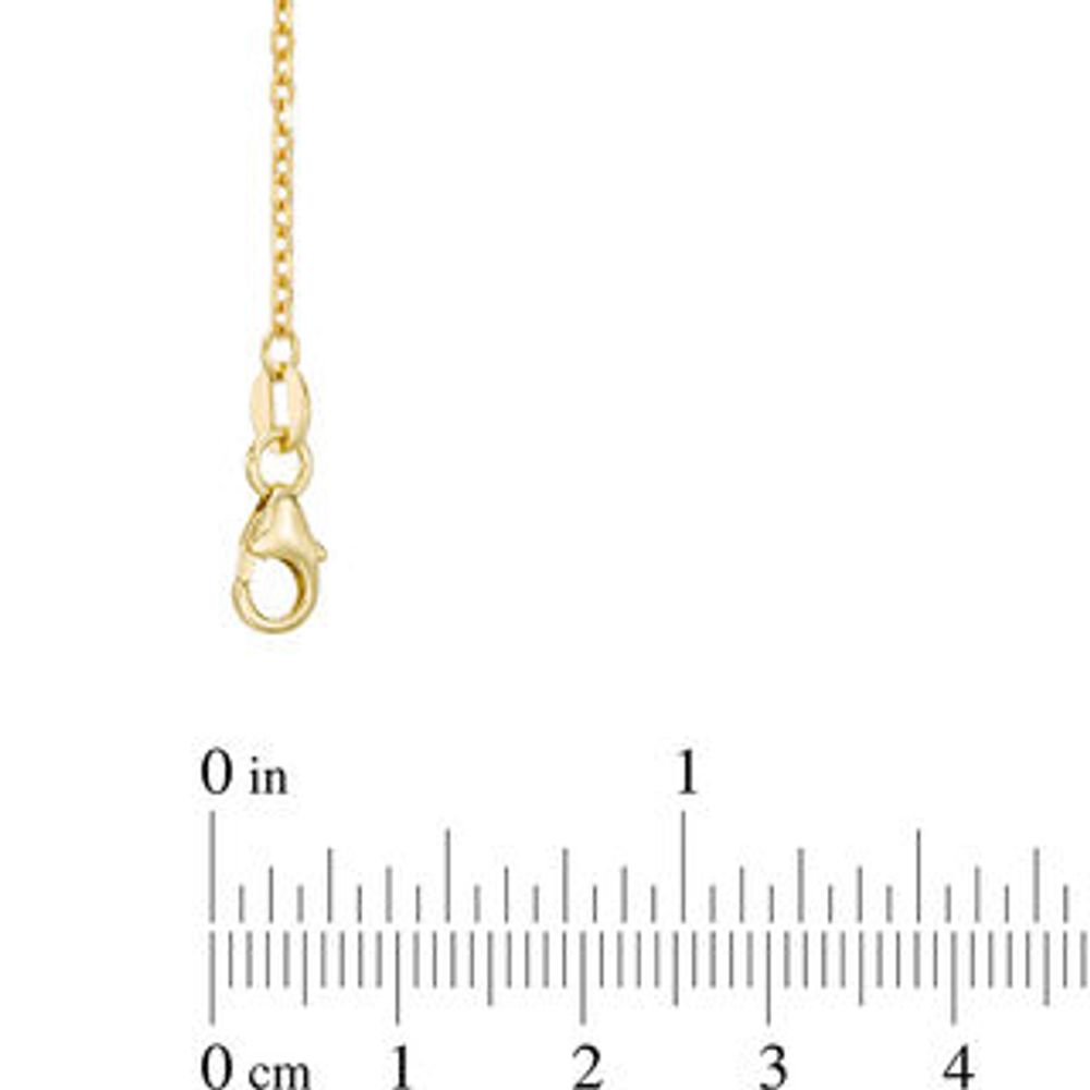 Made in Italy Diamond-Cut Miniature Disc Double Strand Necklace in 10K Gold - 19"|Peoples Jewellers