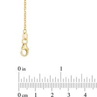 Made in Italy Diamond-Cut Miniature Disc Double Strand Necklace in 10K Gold - 19"|Peoples Jewellers