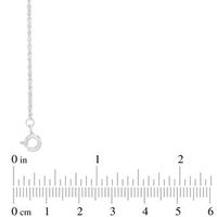 Diamond Accent Three Stone Multi-Strand Necklace in Sterling Silver - 22"|Peoples Jewellers