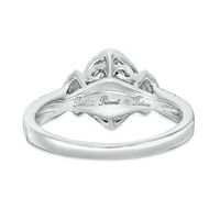 0.45 CT. T.W. Marquise Diamond Past Present Future® Frame Engagement Ring in 10K White Gold|Peoples Jewellers