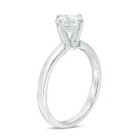 1.00 CT. Certified Canadian Diamond Solitaire Engagement Ring in 14K White Gold (H/SI2)|Peoples Jewellers